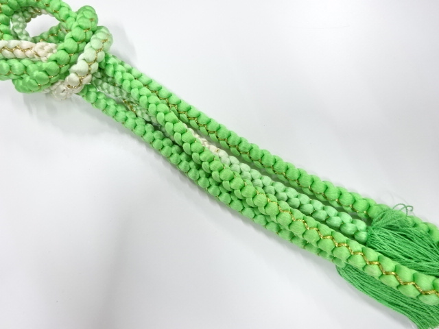 正絹　手組帯締め